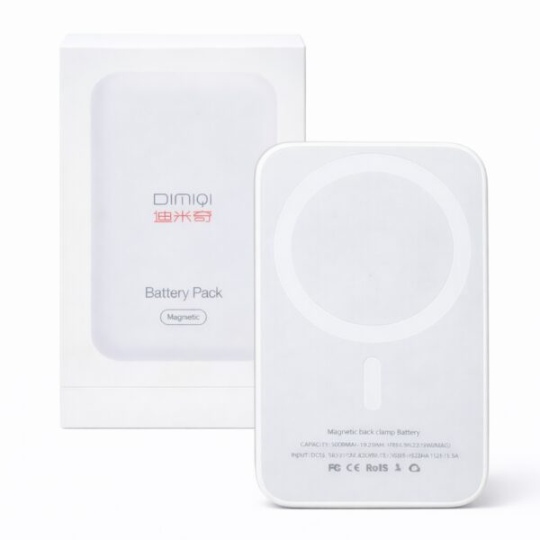DIMIQI Magnetic Wireless Battery Pack Ultra-Slim Portable  5000 mah