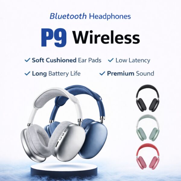 P9 Wireless On-Ear Stereo Earphones